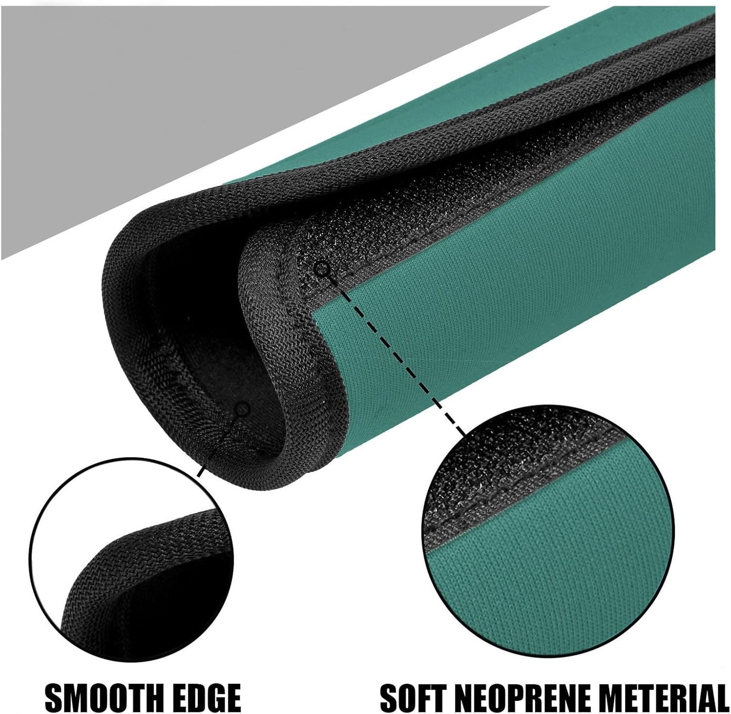 Luggage Handle Wraps, Soft Travel Bag Handle Cover, Padded Handle Grip, Suitcase Tags Identifiers