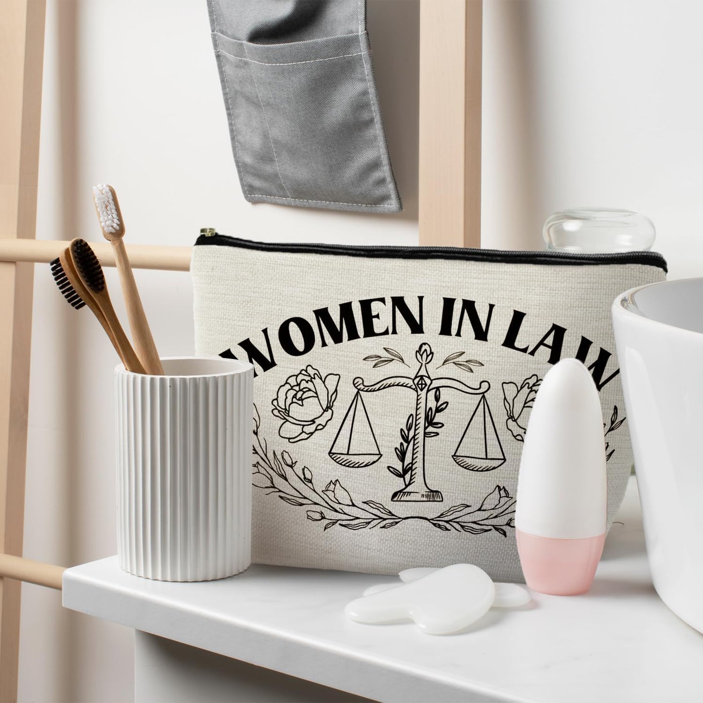 Lawyer Gifts for Women, Lawyer Makeup Bag, Law School Graduation Gifts, Women in Law Cosmetic Bags