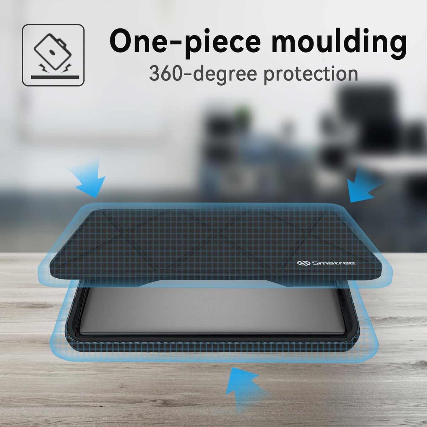 Smatree Hard EVA Protective Sleeve Case Compatible for 16 inch DELL 16 DC16250/16 Plus, for 16 inch DELL Pro Max 16 MC16250/MC16255, for 16inch Dell-Pro 16 PC16250/Pro 16 Plus PB16250 Laptop (X8283)