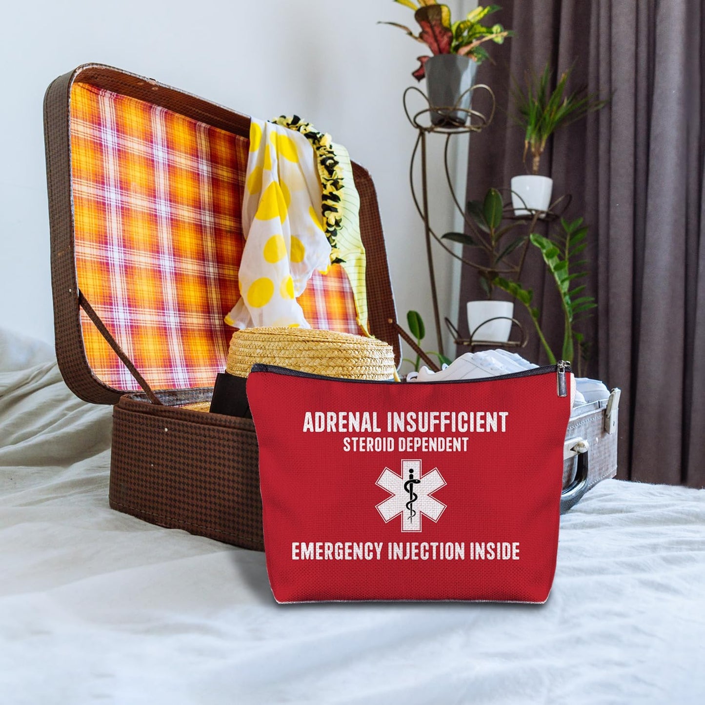 Nurse Doctor Cosmetic Bag - Doctor Nurse Gifts for Women, Nurse Small Medical Bag,Adrenal