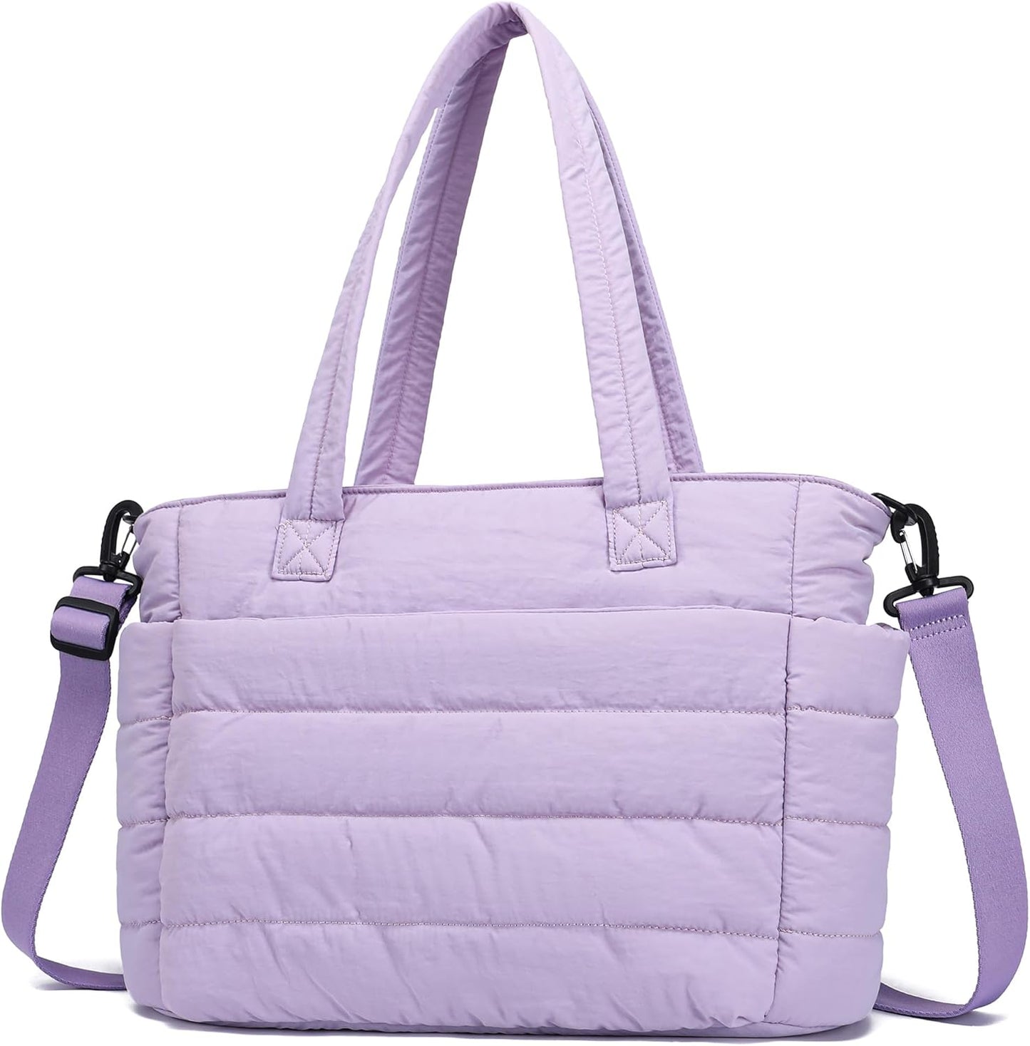 AOCINA Puffy Tote Bag for Women Quilted Work Bag Nurse Bags Women's Handbags for Travel