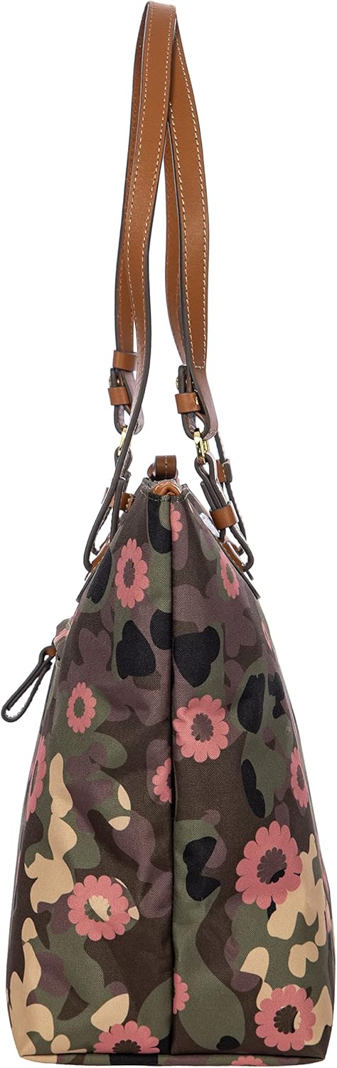 Bric's Sportina X-Bag - Large Tote Bag - 3-Way Shopper Shoulder Bag - Designer Handbag for Travel and Work, Camouflage