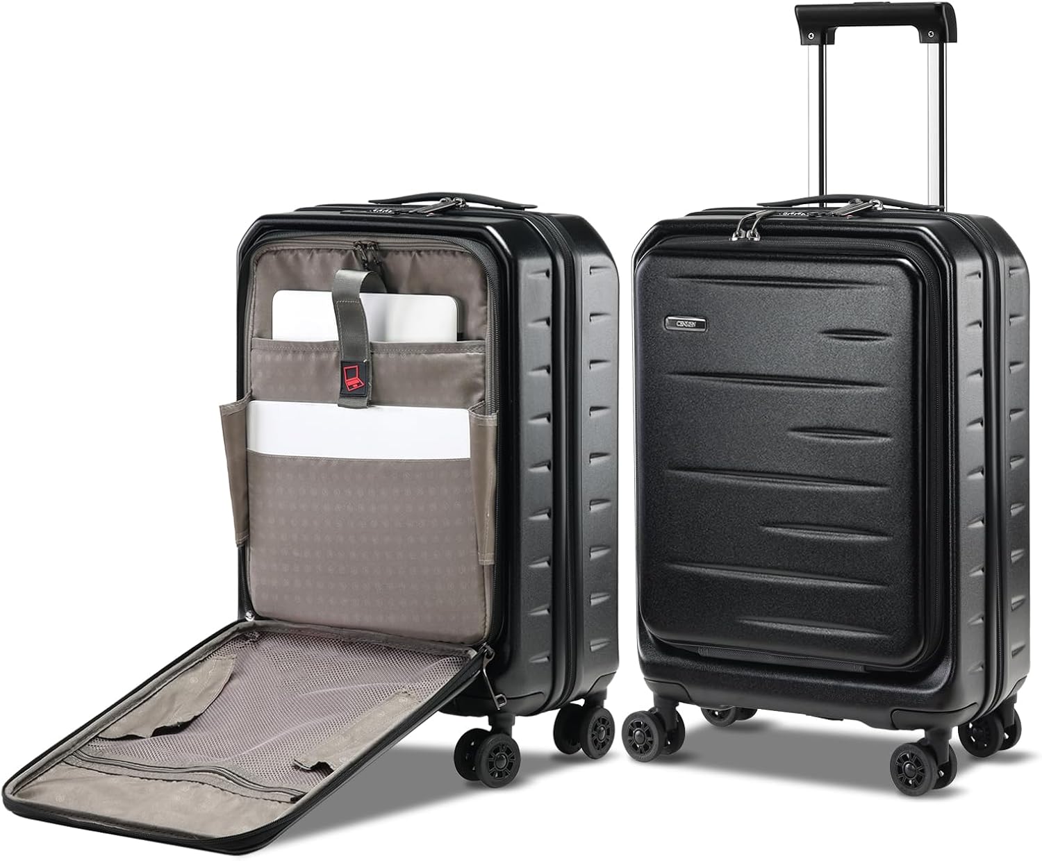 Carry On Luggage 22×14×9 Airline Approved, 20 Inch Lightweight ABS+PC Hard Shell Suitcases with