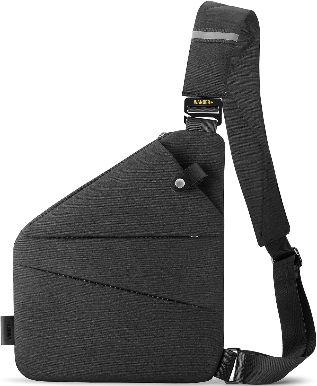 WANDER PLUS® Anti Theft Crossbody Travel Bag for Women Men, Multi-Pocket Crossbody Bag, Slim Sling