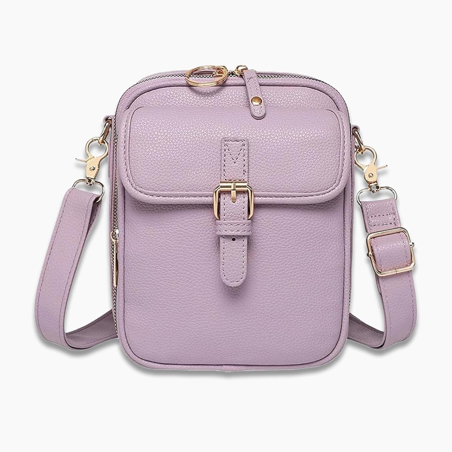 Crossbody Leather Bag - Anti-Theft Messenger Bag with Large Capacity, Mini Vintage Shoulder Messenger Women Bags for Women