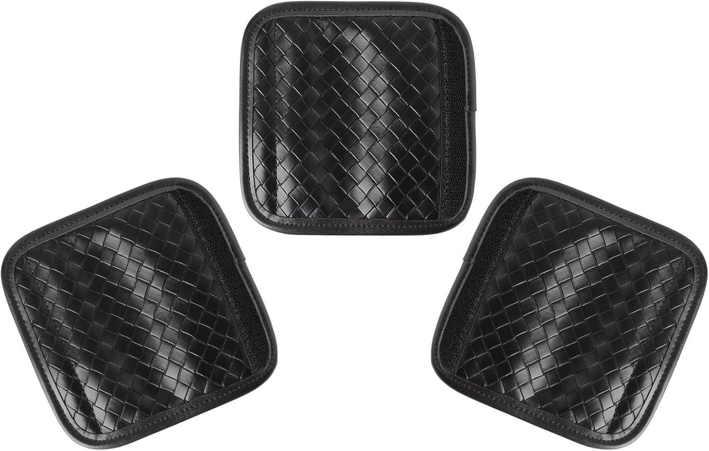 Luggage Handle Wraps -Suitcase Handle Wraps Travel Bag Handle Covers Suitcase Identifier Luggage Makers Covers(3Pcs-Black)
