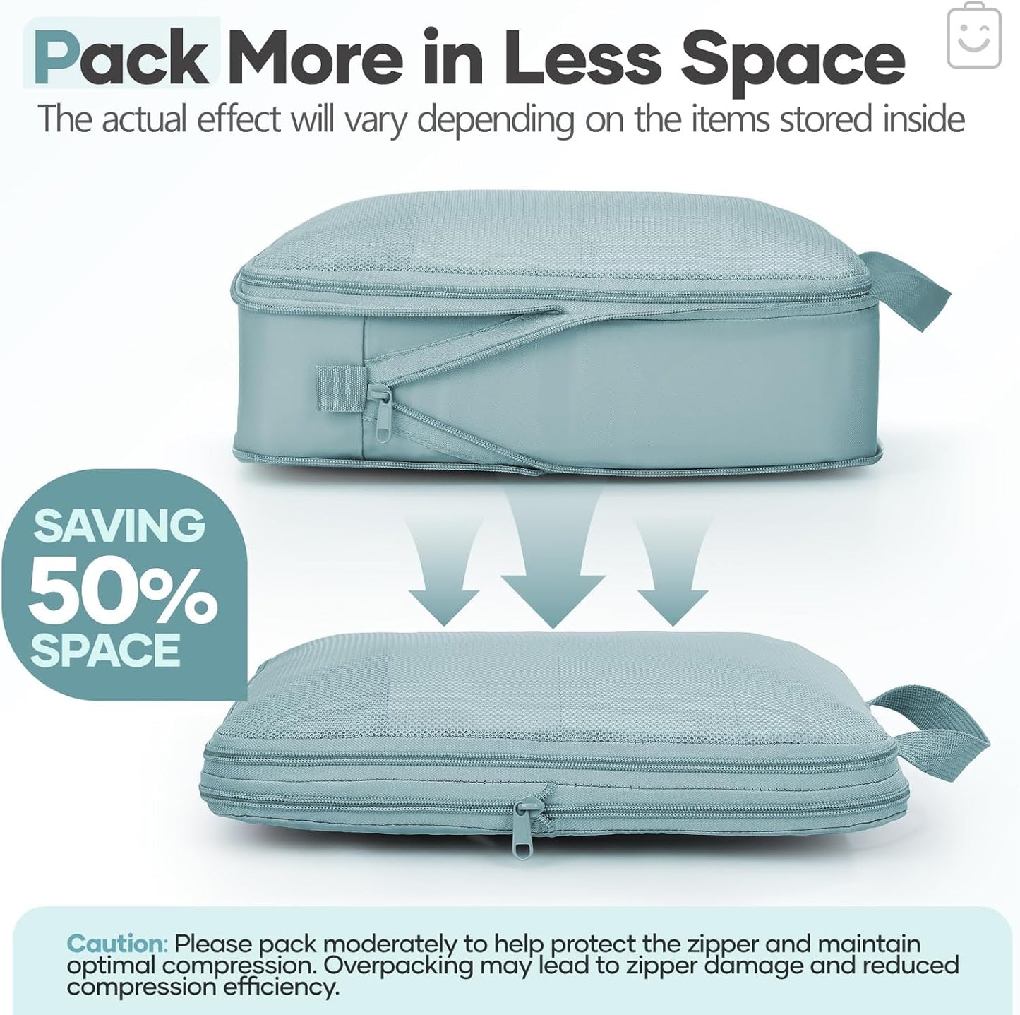Veken 11 Set Compression Packing Cubes for Travel Essentials,Compressible Expandable Large Luggage