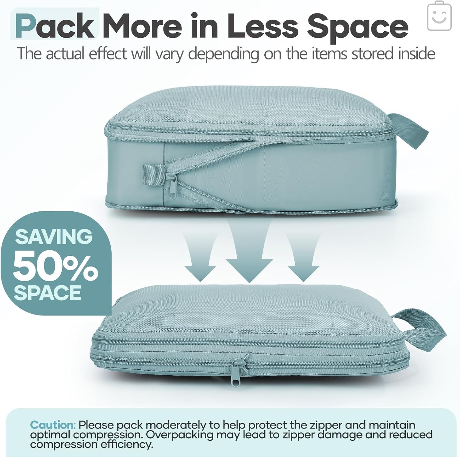 Veken 11 Set Compression Packing Cubes for Travel Essentials,Compressible Expandable Large Luggage