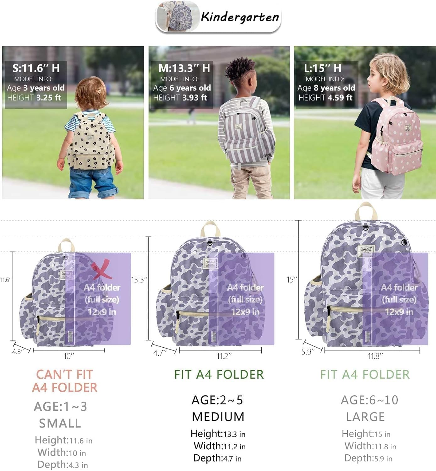 Corduroy Toddler Backpack for Girls 2-5: Preschool Backpack for Girls