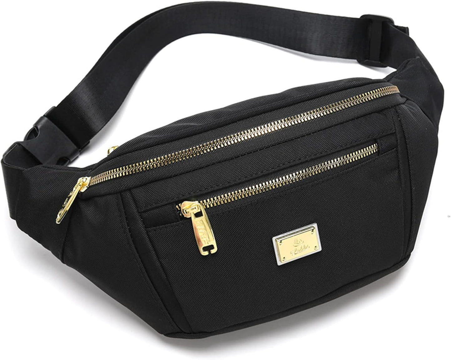 DAITET Crossbody Fanny Pack for Men&Women,Large Waist Bag & Hip Bum Bag with Adjustable Strap for Outdoors Workout Traveling Casual Running Hiking Cycling
