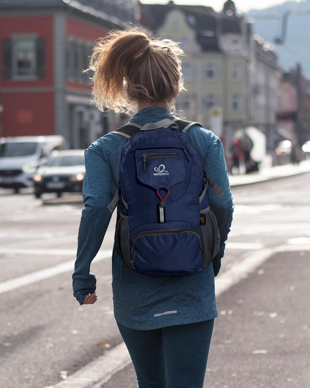 WATERFLY Small Lightweight Packable Backpack: 20l Ultra Light Foldable Travel Hiking Camping