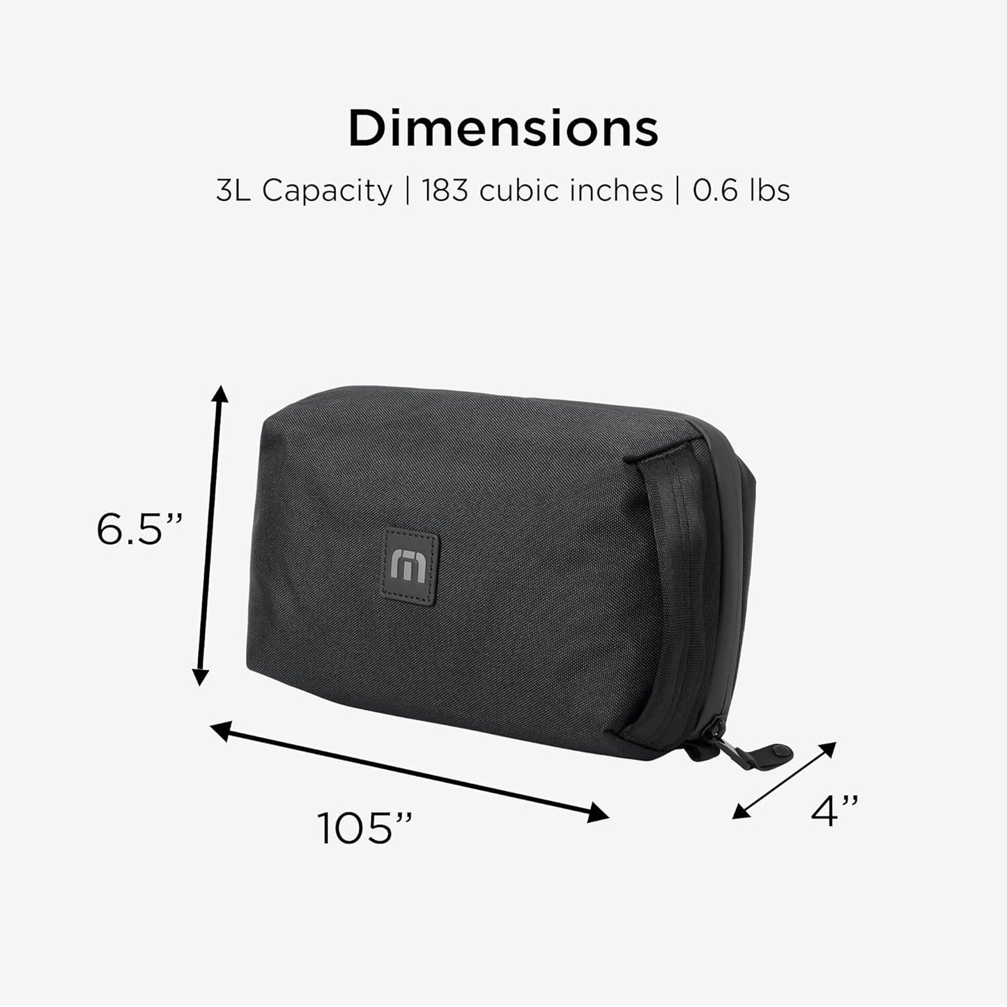 TravisMathew Approach Case TMB300, Black