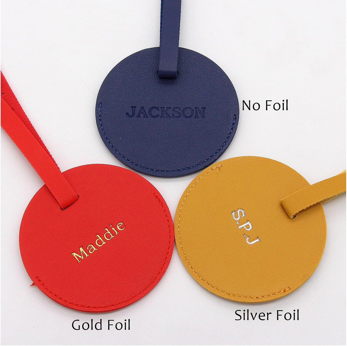 Luggage Tag ID Label Tags Travel Essentials Name Tags for Suitcases and Bags（12colors）