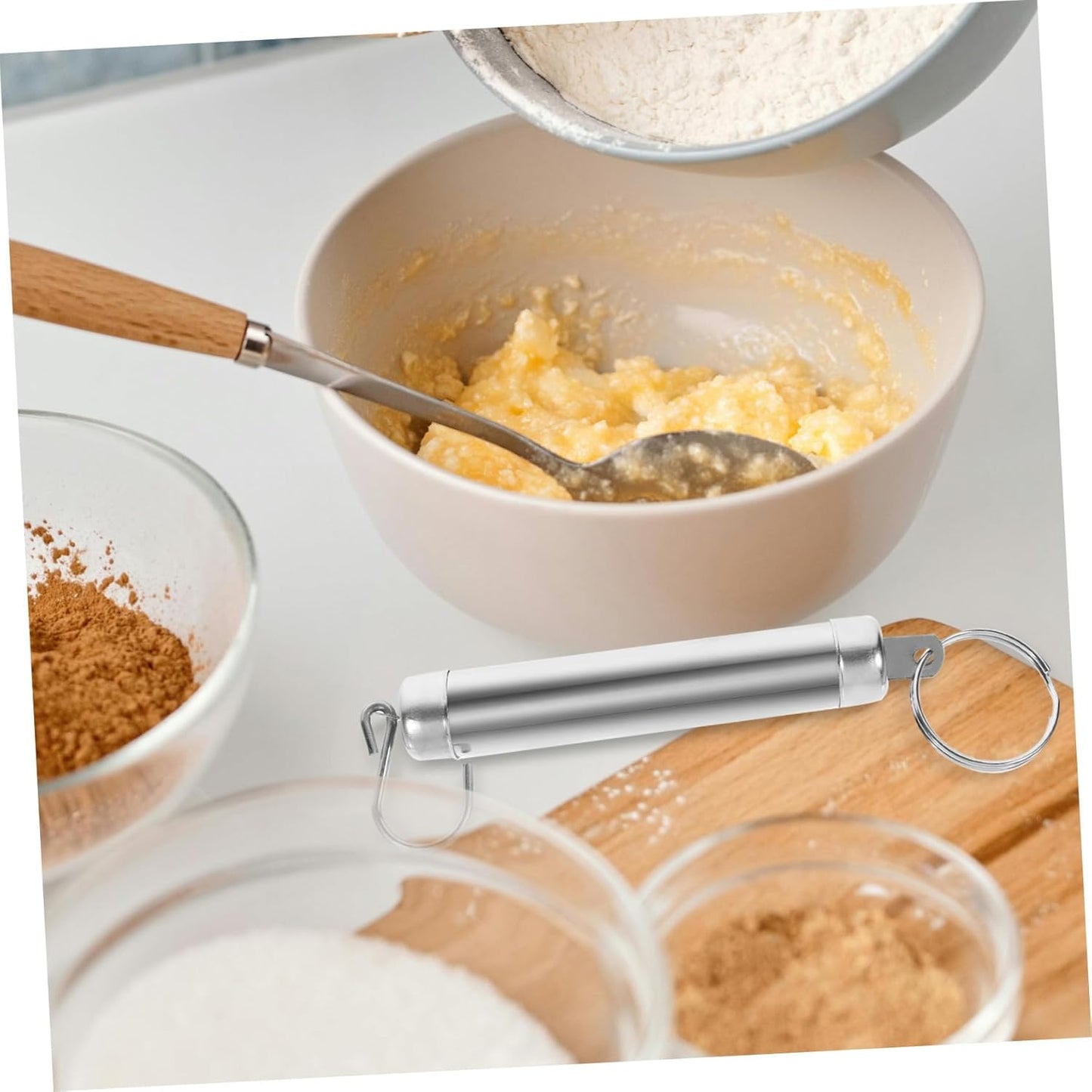 Spring Scale Hook Portable Mechanical Hanging Scale Kitchen Gram Scale for Travel Luggage Weight