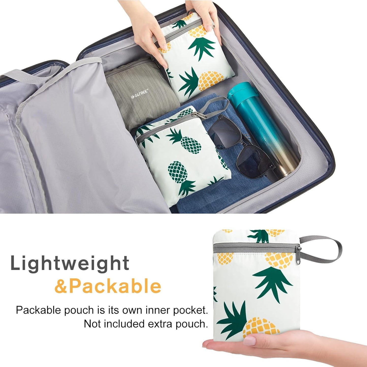 G4Free 10L/15L Hiking Backpack Lightweight Packable Hiking Daypack Small Travel Outdoor Foldable