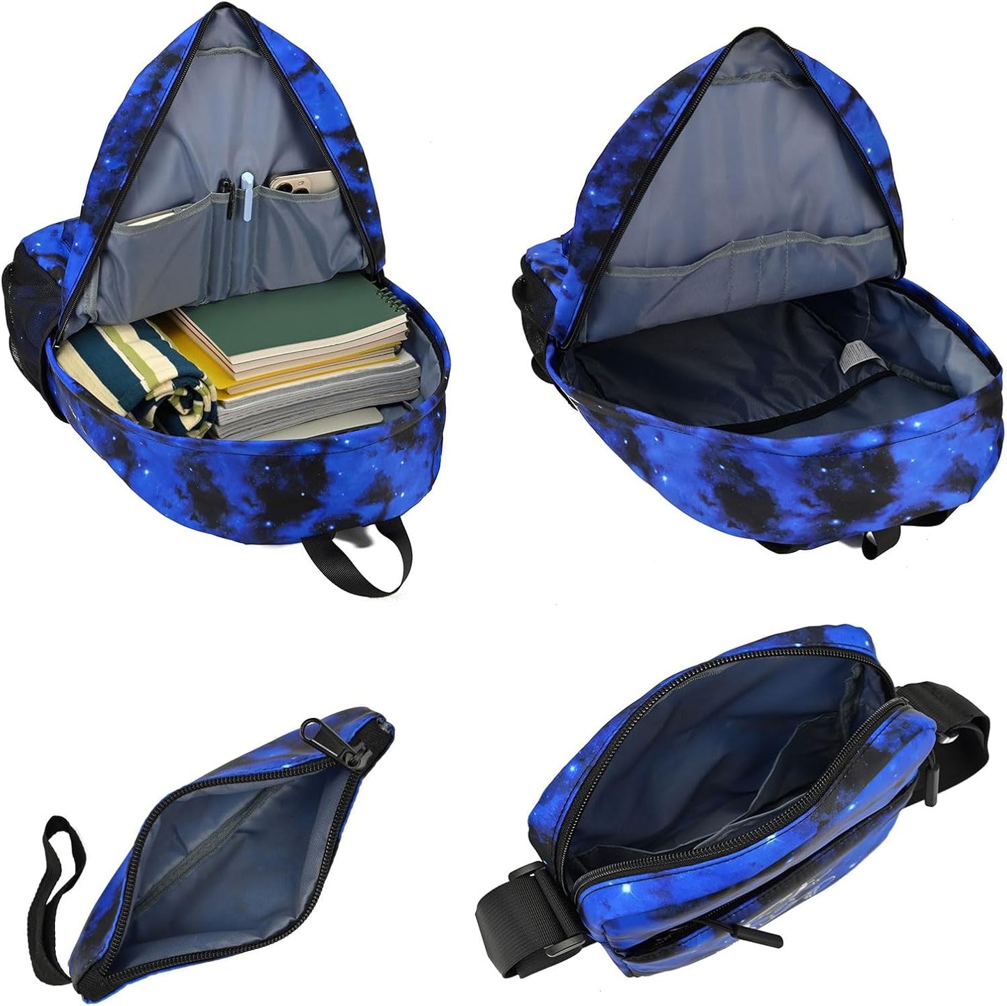 Lightweight Laptop Bag School Backpack for Boys, Skateboard Anime Luminous Elementary Kids Backpack Middle School Bags College Bookbag Travel Daypack for Teen Boys and Girls