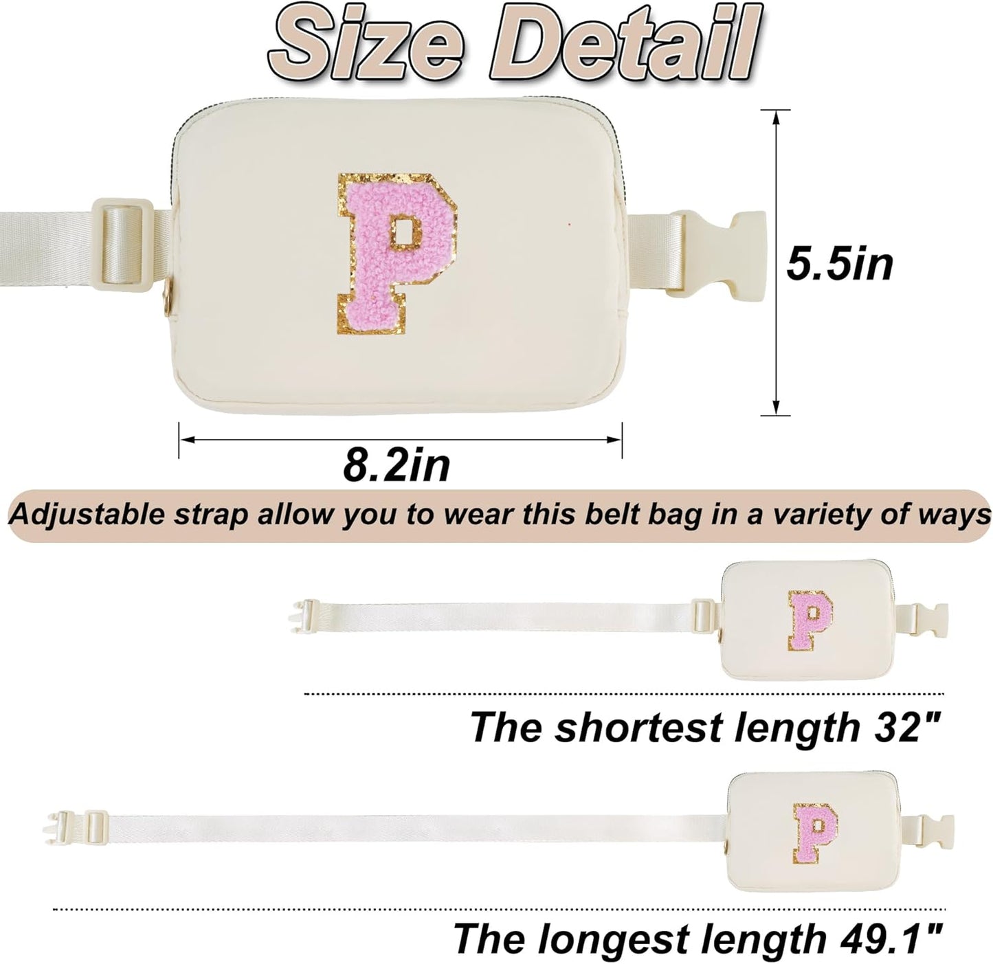 Kids Party Favors Bags 4-12, Gift Bags for Girls Teens, Accessories, Prizes | Cream