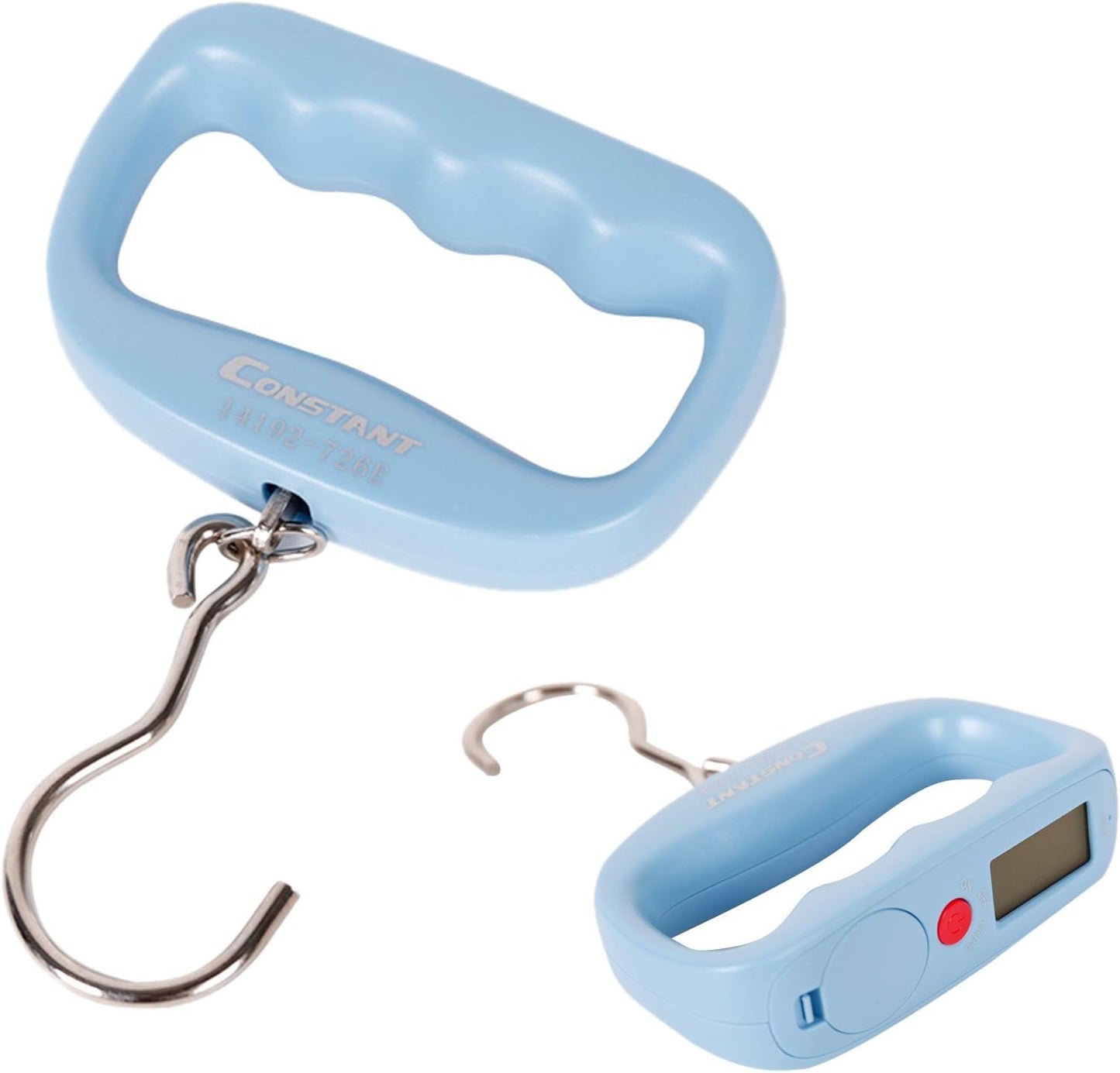 50kg 10g Portable High Precision Smart Electronic Fishing Luggage Scale with LCD Display Backlight,Blue
