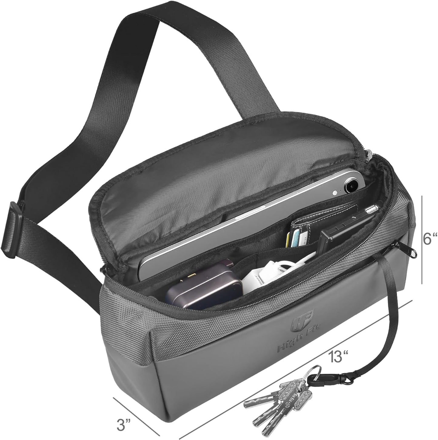 Compact EDC Sling Bag, Minimalist Crossbody Bag Men,Small Cross Body Bag for Men and