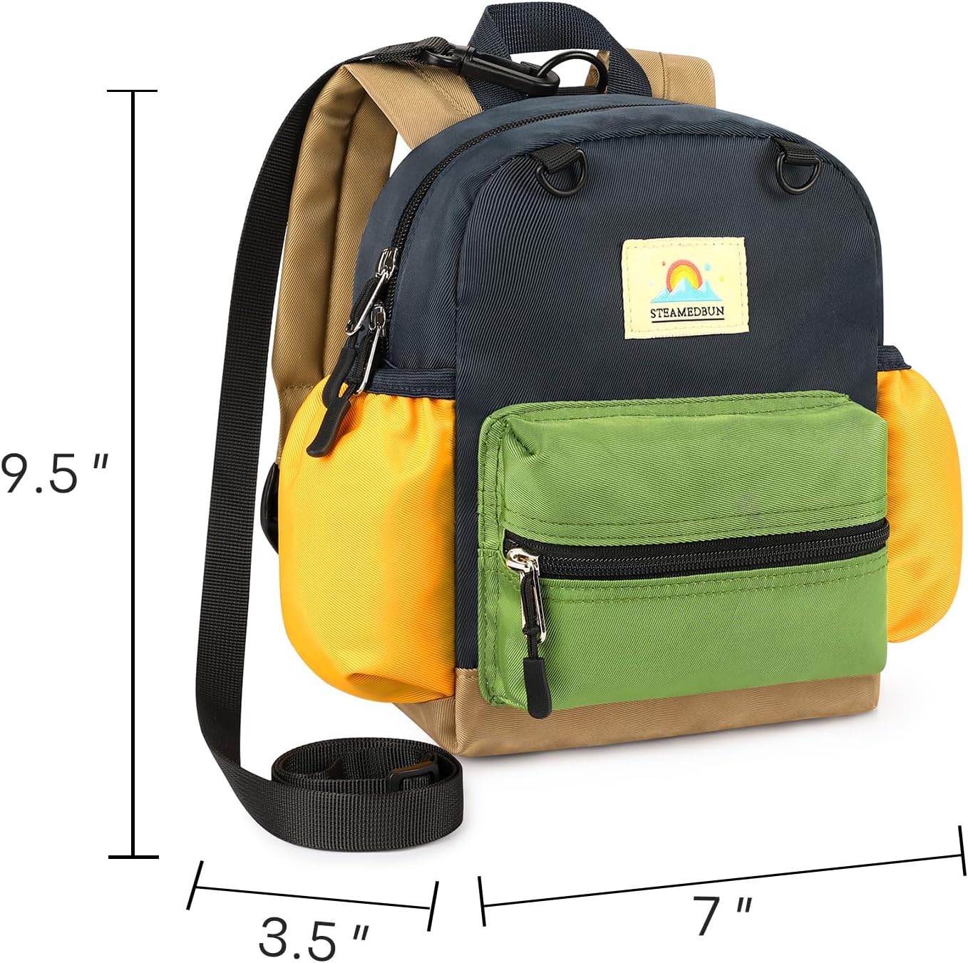 STEAMEDBUN Backpack Leash for Toddlers 1-3: Baby Backpack with Leash for Boys Girls - Anti-Lost