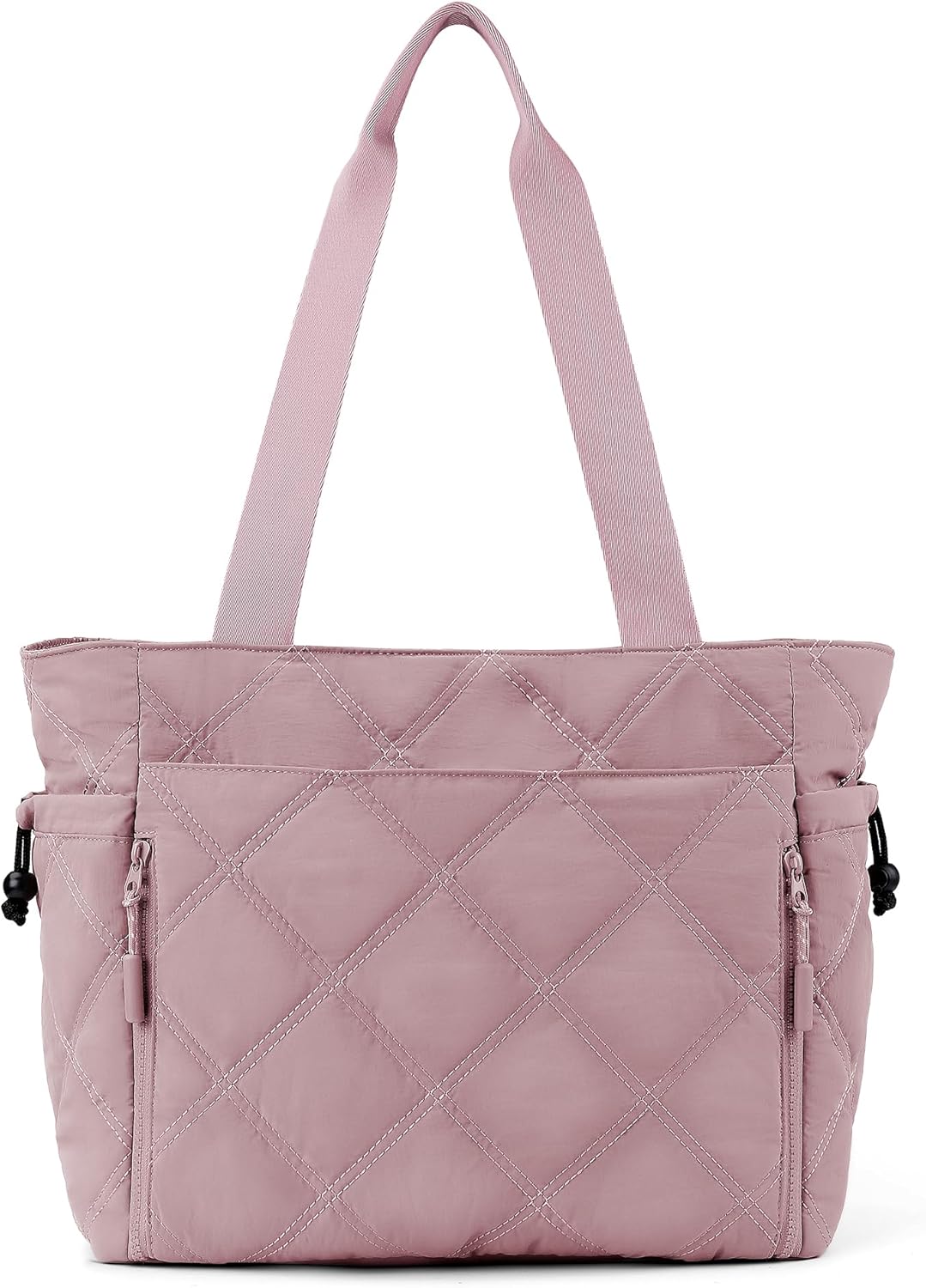 befen Laptop Tote Bag for Women Work, Travel Tote Bags Nurse Puffer Quilted Handbags, Lightweight Waterproof Beach Purse