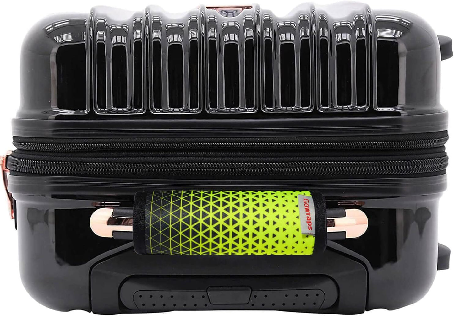 5 Pack Neoprene Luggage Handle Wraps for Suitcase Travel Luggage Tags/Identifiers/Marker/Grips (2.0 Version) (Triangle)