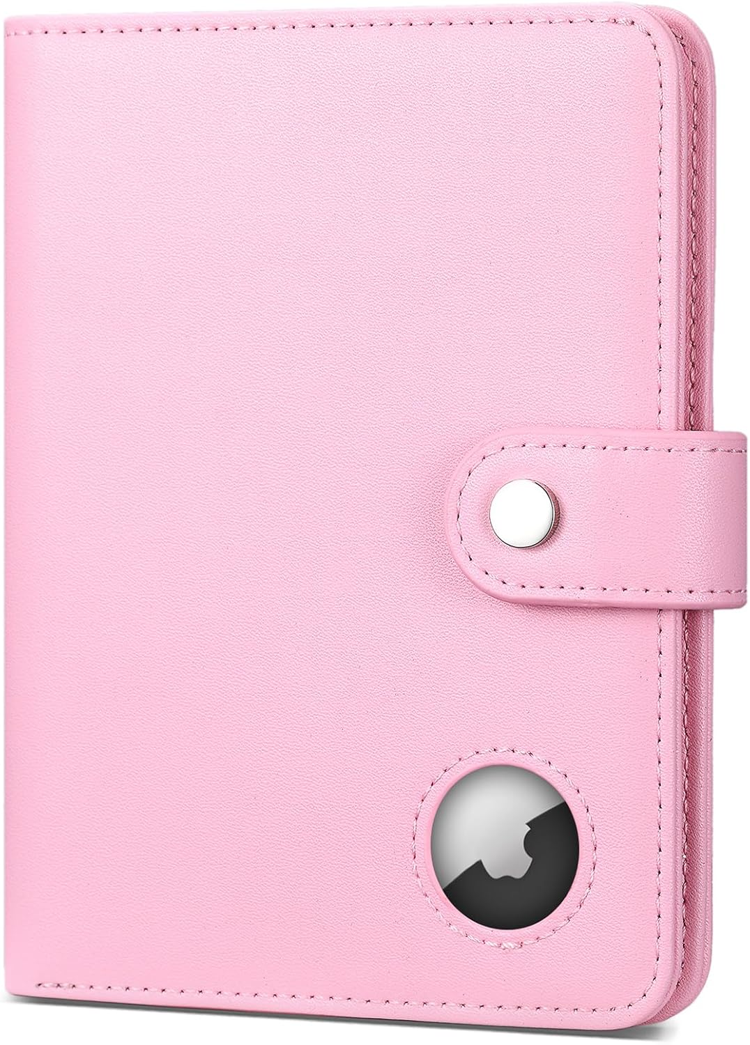 Passport Holder with Airtag for Women and Men, RFID Blocking Passport Wallet Cover Case