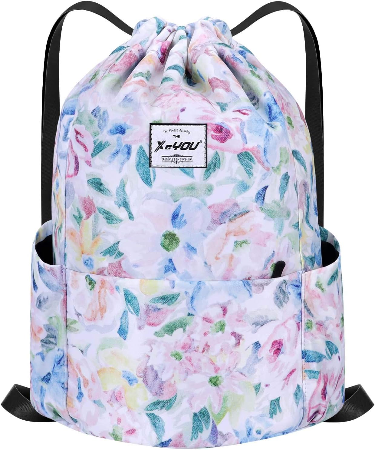 XEYOU Drawstring Sports Backpack Lightweight Gym Yoga Sackpack Shoulder Rucksack Casual Outdoor Daypack for Women and Men