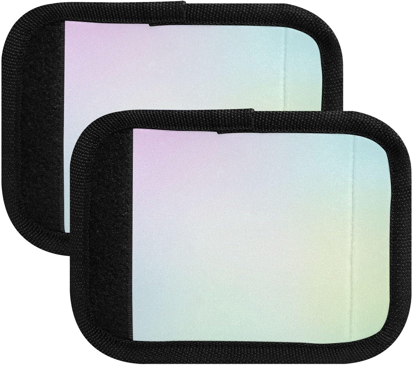 Light Gradient Green 2 Pack Luggage Handle Wraps Covers for Suitcase Identifiers Bag Tags Travel Accessories