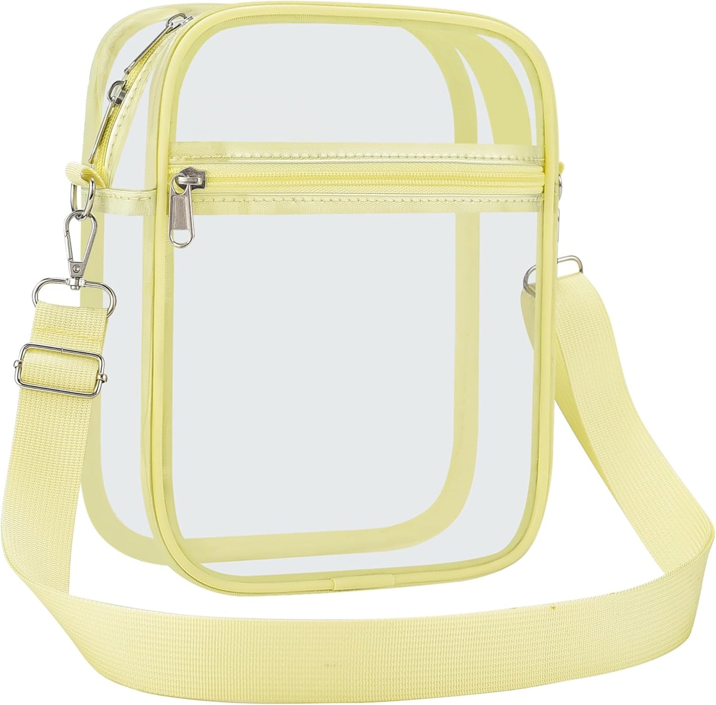 USPECLARE Clear Purse Stadium Transparent Messenger Bag Stadium Approved for Men and Women Clear CrossBody Bag