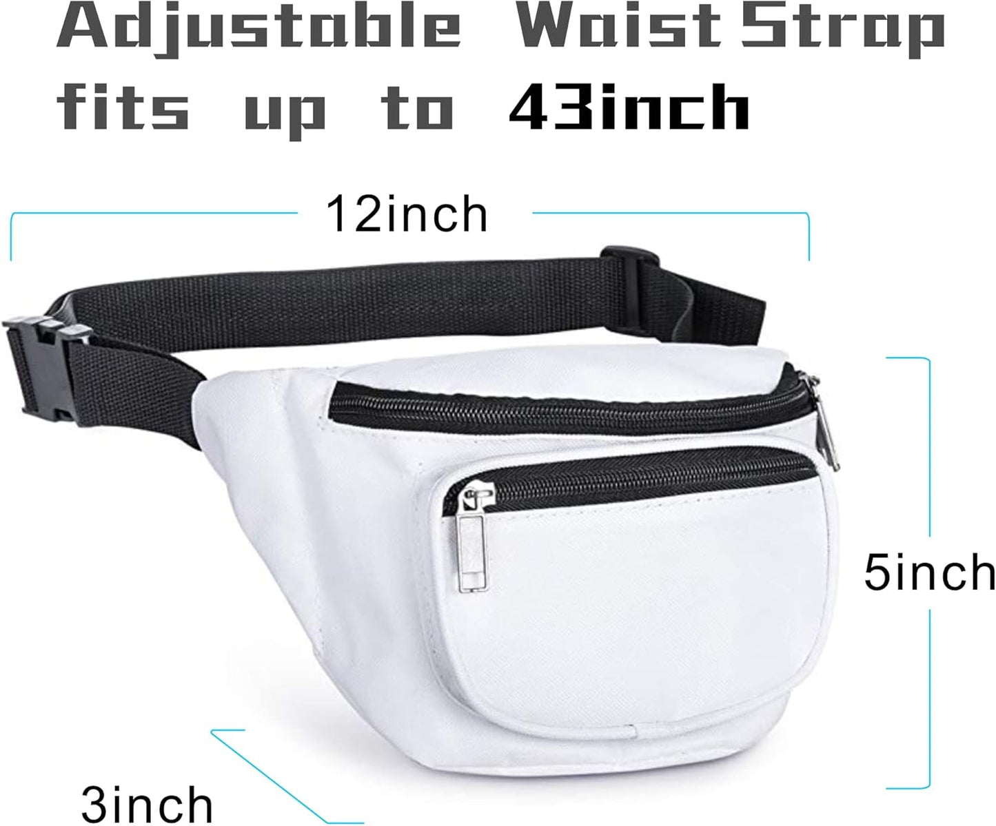 Fanny Pack, BuyAgain Quick Release Buckle Travel Sport Waist Fanny Pack Bag For Men Or Women