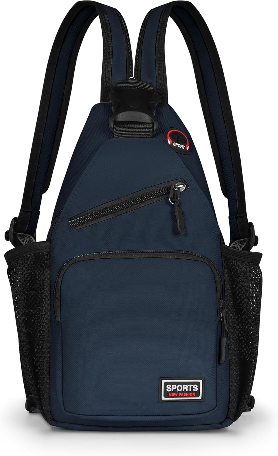 Sling Bag for Women Man Sling Backpack with Convertible Shoulder Strap Casual Backpack Daypack for Travel, Hiking and Daily Commute, (Dark Blue, Small)