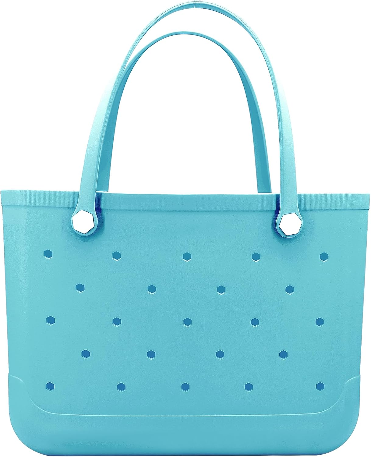 CXY Rubber Beach Bag, Waterproof Travel Tote bag for Women Outdoor Summer Beach Tote Washable Bag Open Handbag for Daily