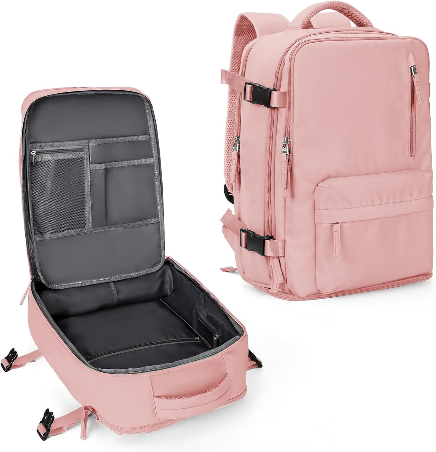 WONHOX Large Travel Backpack Carry on Flight Approved Laptop Work Business Backpack for Women Men