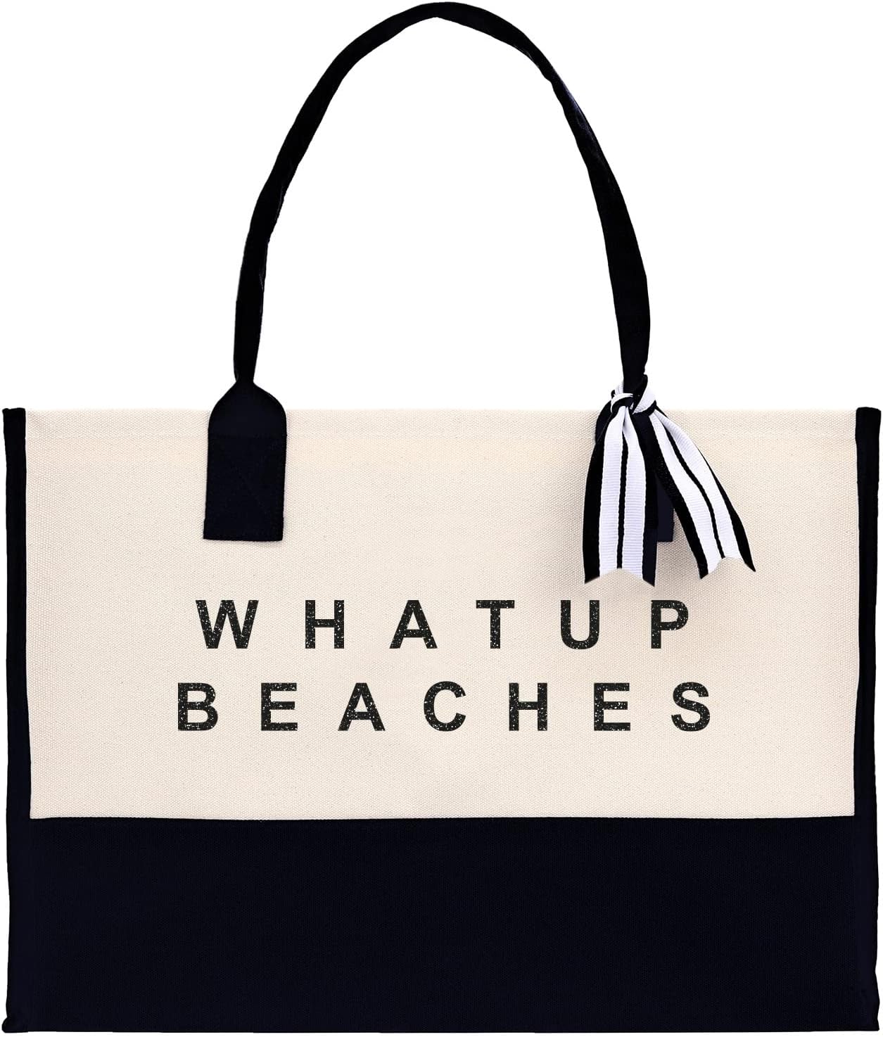 VANESSA ROSELLA Beach Tote Bag Large - Chic Tote Bag for Pool Gym Travel Cruise Picnic Road Trip