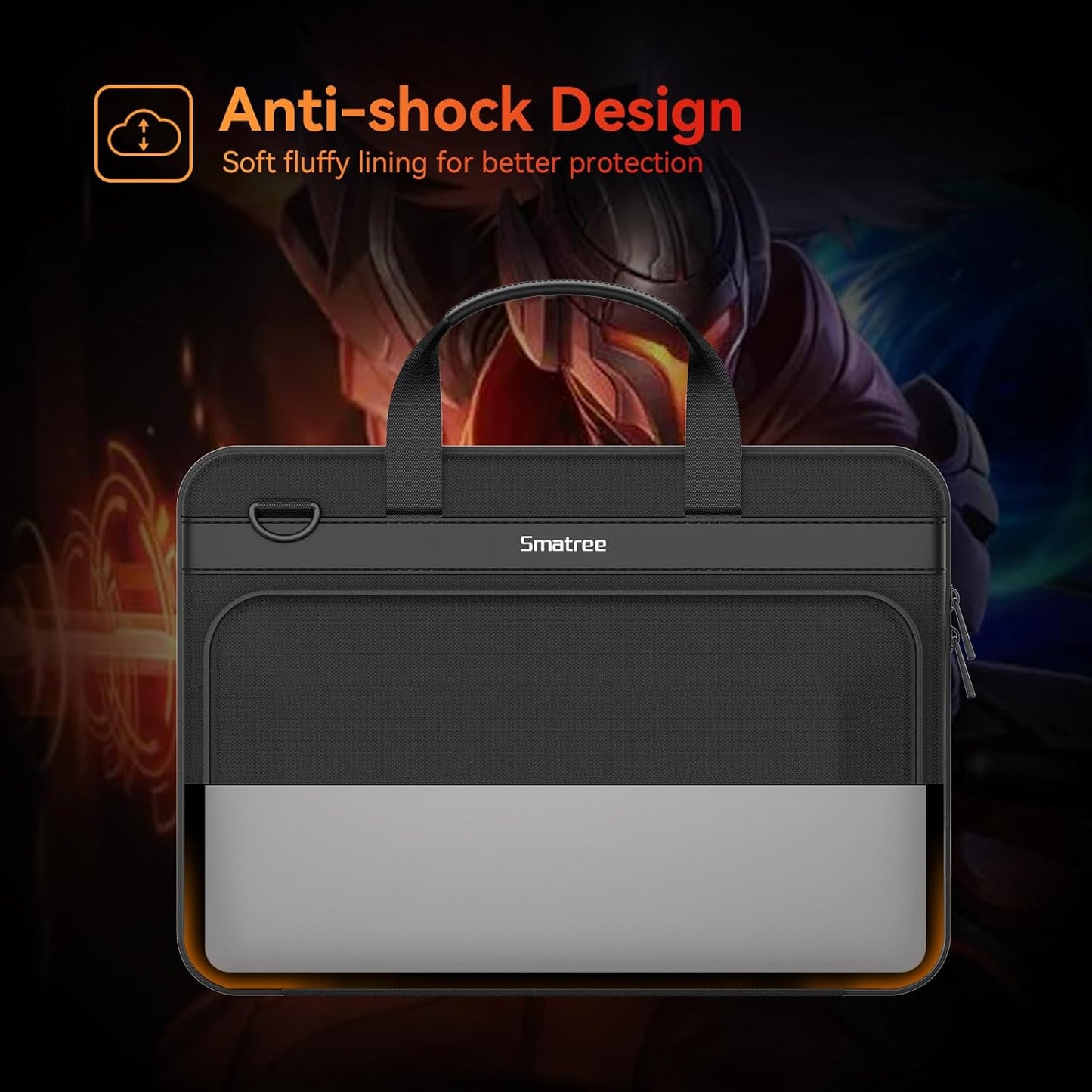 Smatree Hard Shell Laptop Bag for 13.4 inch ASUS ROG Flow Z13 2025/2023/2022 Gaming Laptop, for 13.4 inch ROG Flow X13 2023, for 14 inch ASUS TUF Gaming A14 2024 Copilot+ PC Hard Carry Case (A460)