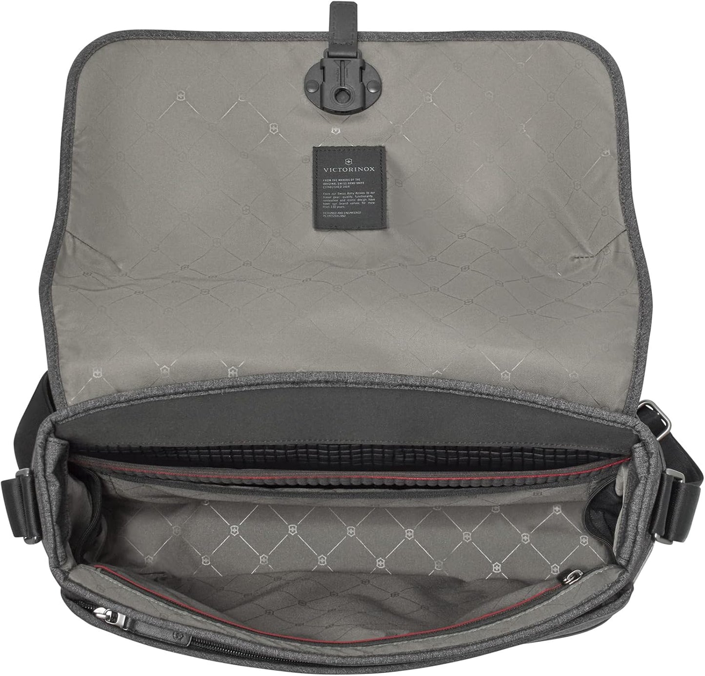 Victorinox Architecture Urban2 Messenger - Modern Computer Bag to Carry Laptop & Tablet - Professional Shoulder Bag - Perfect Travel Bag - 13 Liters, Gray