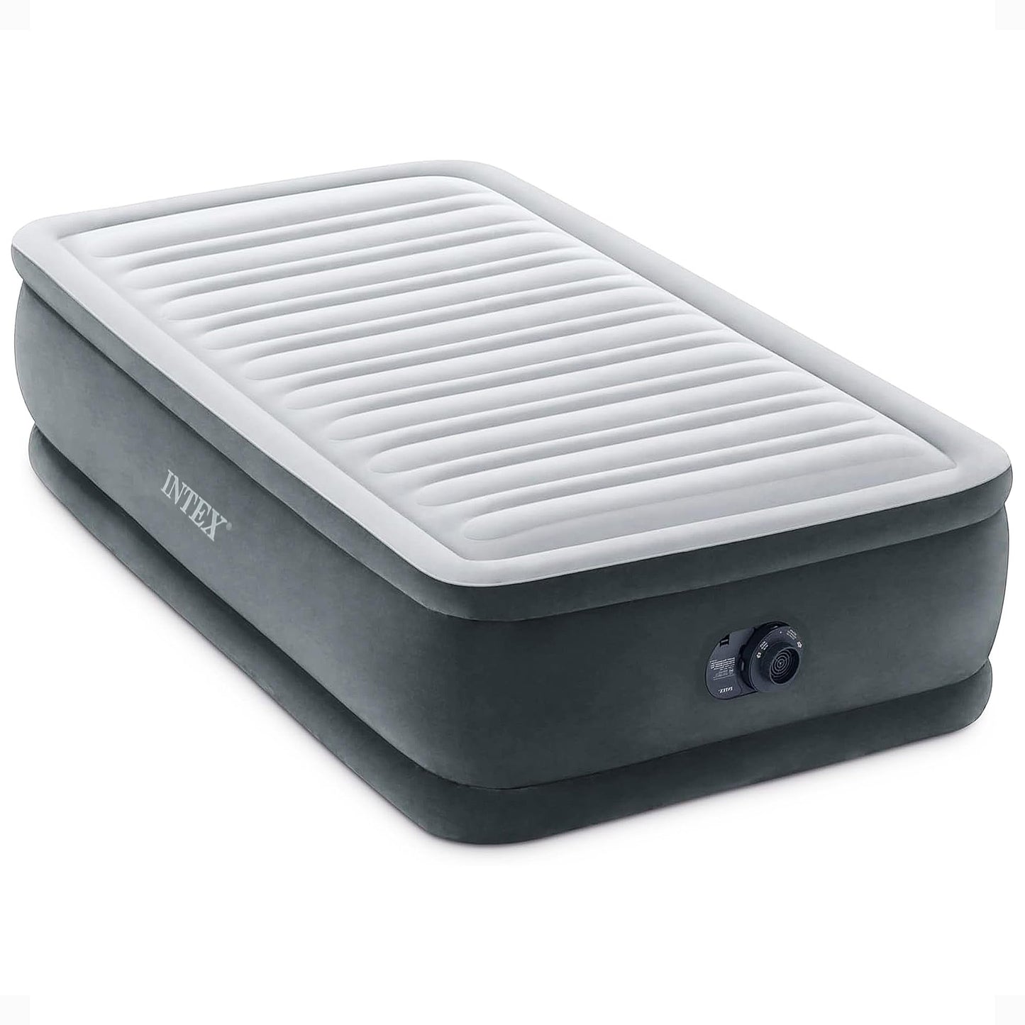Intex Dura-Beam Deluxe 18" Twin Size Air Mattress with Built-in Pump