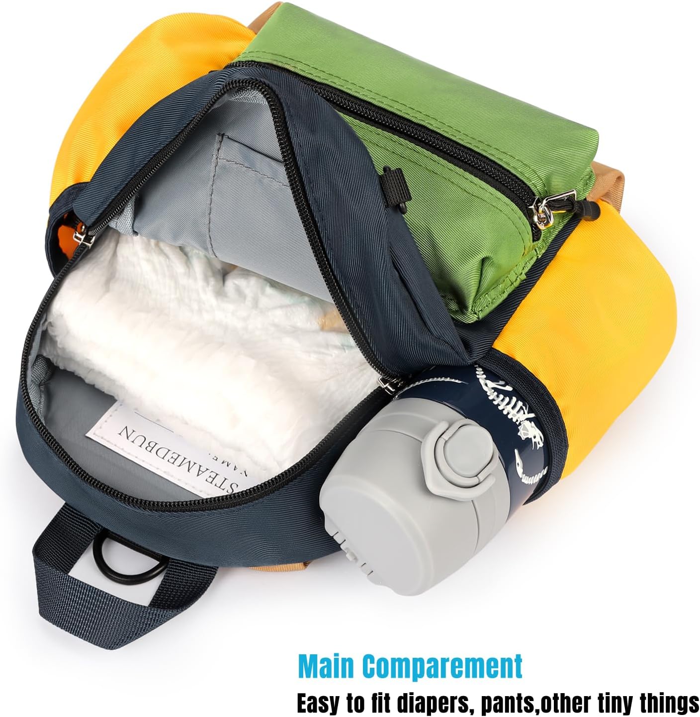 STEAMEDBUN Backpack Leash for Toddlers 1-3: Baby Backpack with Leash for Boys Girls - Anti-Lost