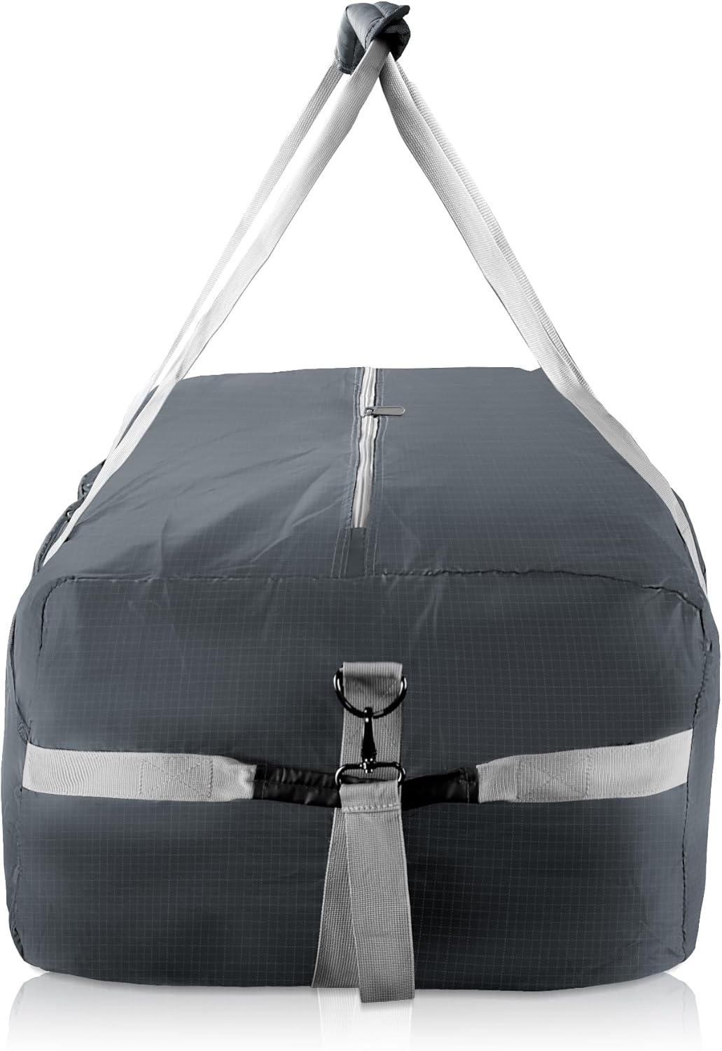 125L Foldable Duffel Bag,With shoulder strapLightweight and Waterproof for Travel - Grey