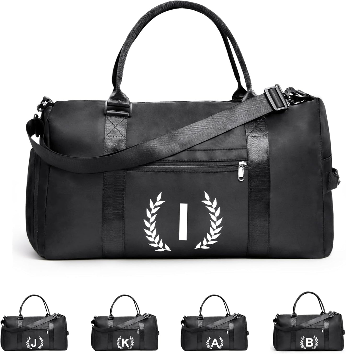 Gym Bag for Women & Men, Fitness Workout Sports Travel Duffle Bag with Wet Pocket & Shoes