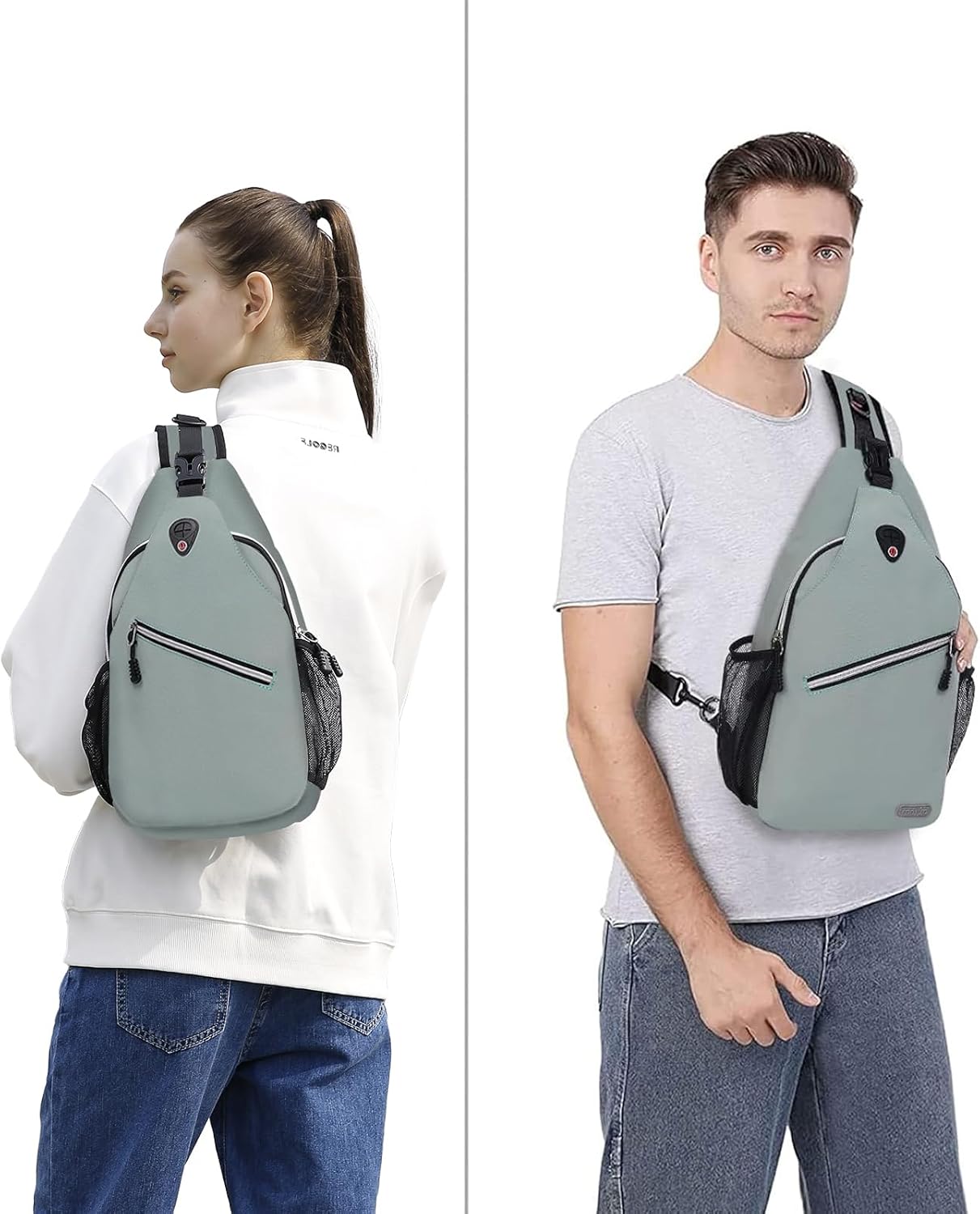 MOSISO Sling Backpack, Multipurpose Crossbody Shoulder Bag Travel Hiking Daypack