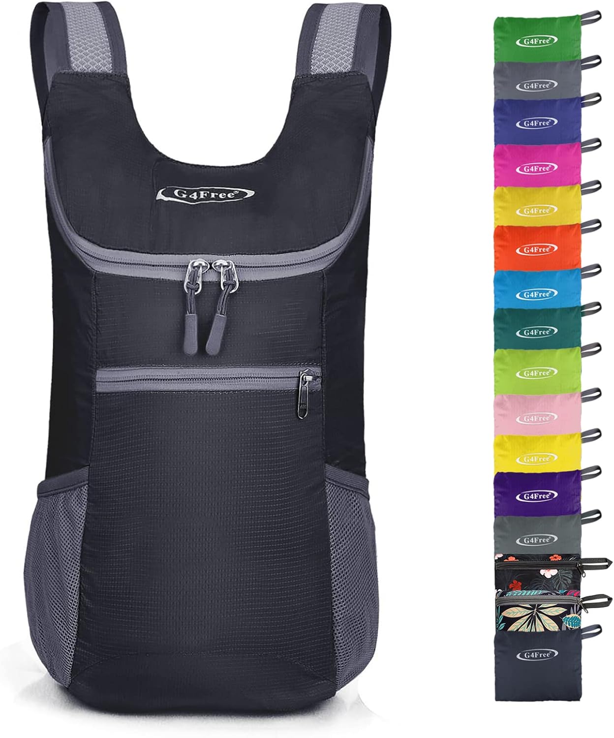 G4Free Lightweight Packable Hiking Backpack for Men Women Small Hiking Daypacks Foldable Shoulder