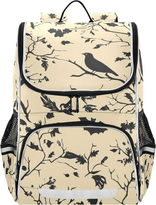 Bats Raven Gothic Cute Backpack For Girls Kids Backpack Boys Teen School Bag Bookbag Travel Daypacks