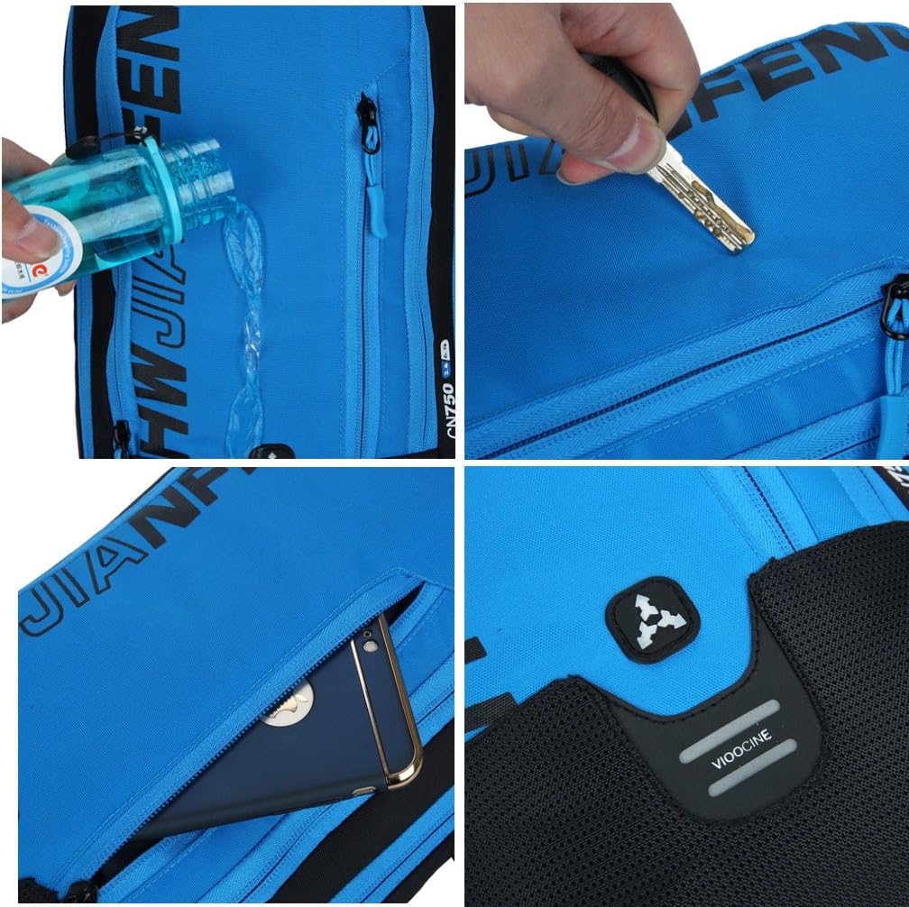 WINDCHASER Cycling Backpack, 10L Bicycle Backpack Waterproof Breathable Bag for Outdoor Travel Hiking Climbing Biking Running Skiing (Blue)