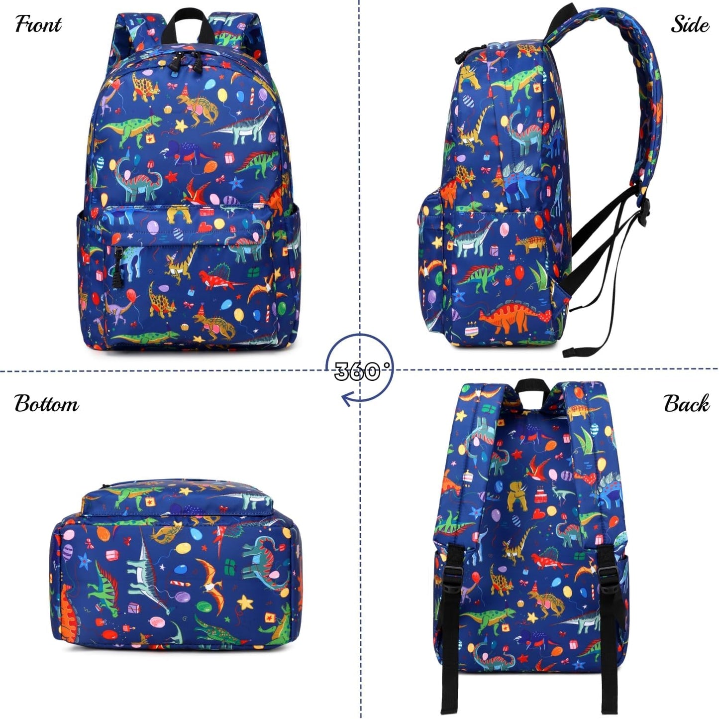 Backpack For Boy Elementary School Bookbag Durable Kid's Backpack Lightweight Travel Daypack