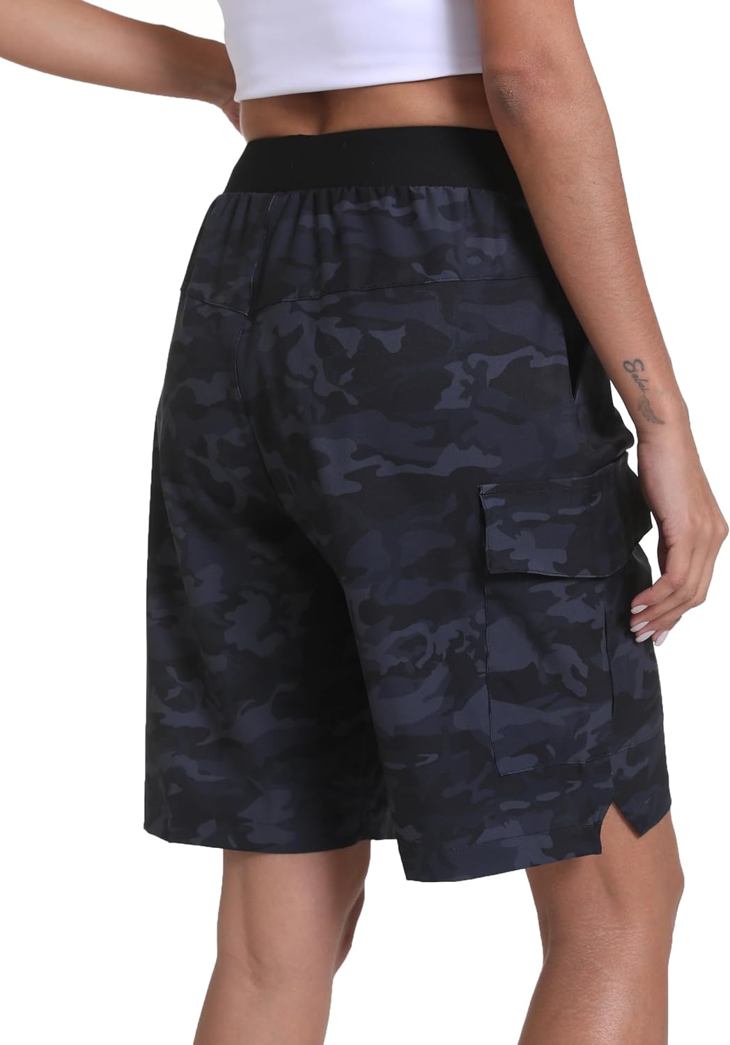 Women's Hiking Cargo Shorts Quick Dry Lightweight Shorts for Travel Athletic