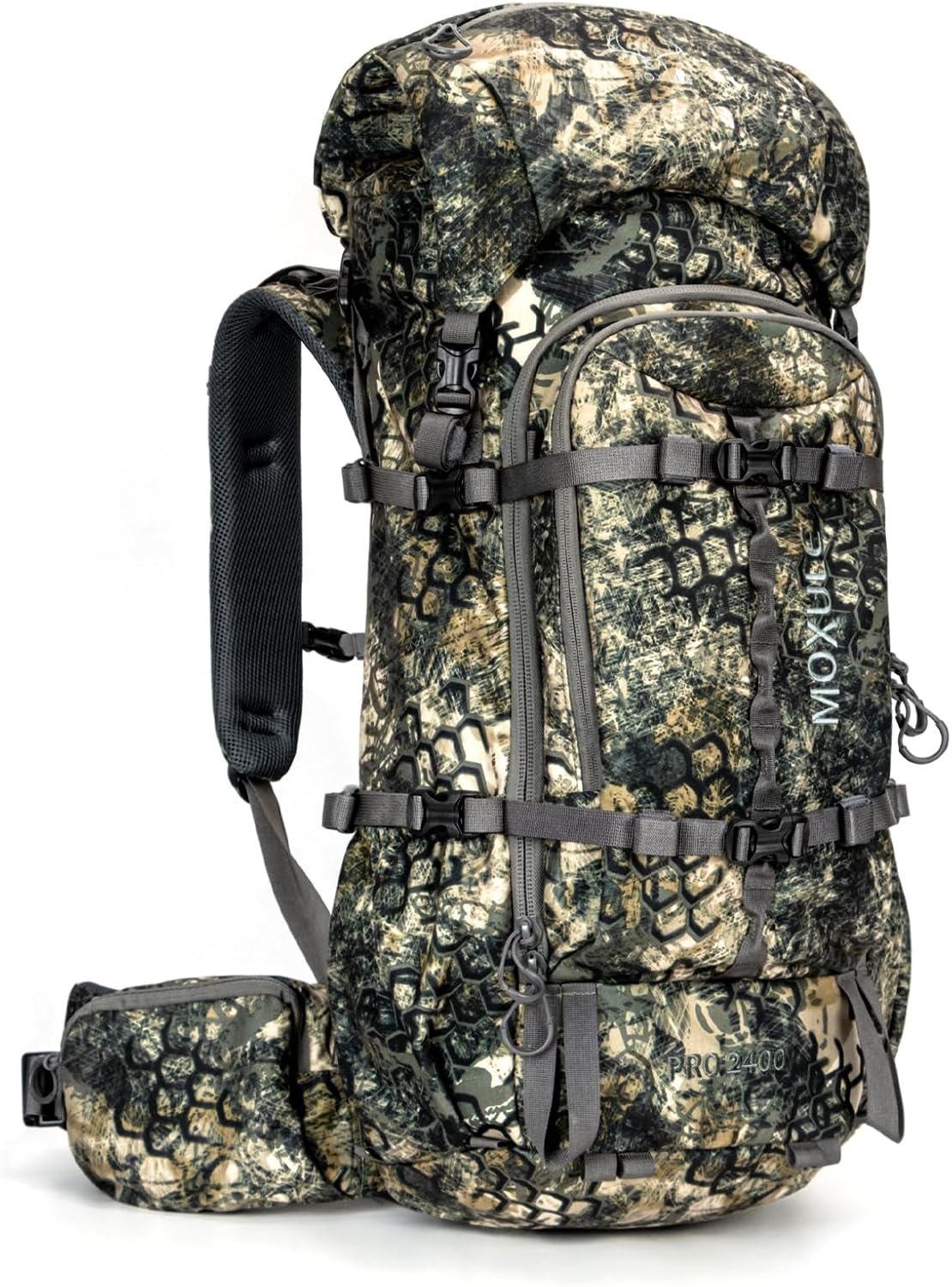 Pro 2400 Camo Frame Backpack - Meat Hauler Pack with Rain Cover