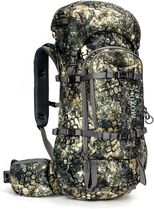 Pro 2400 Camo Frame Backpack - Meat Hauler Pack with Rain Cover