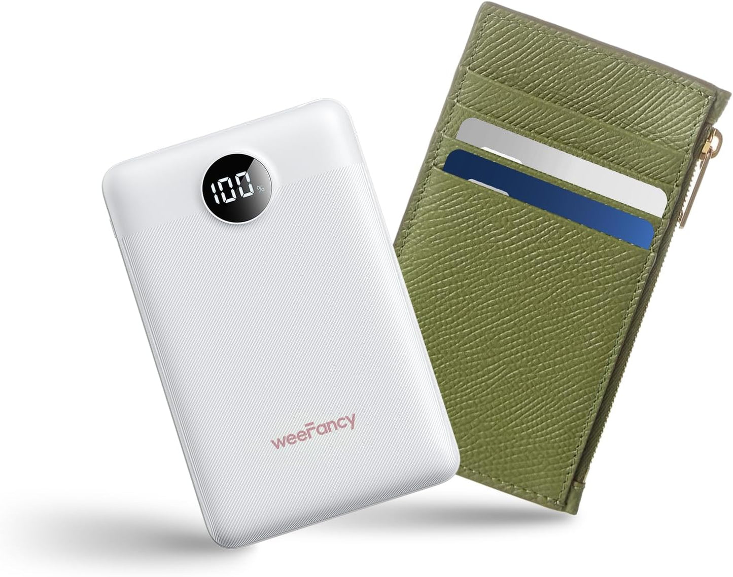 Small Portable Charger Power Bank 10,000 mAh, Upgraded Compact Battery Pack for Phone Charging, PD3.1 & QC Fast Charging Mini Travel Power Bank for iPhone/Samsung/Google/Tablet/AirPod (White)